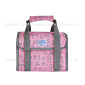 折疊購(gòu)物籃，家用籃子 購(gòu)物籃 保溫野餐籃 仿牛仔PVCSC17M-060P